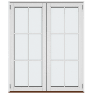 Double Patio Doors, Twelve Panes 