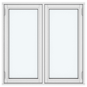 Casement Windows, Two Sashes 2 Panes 