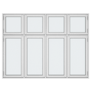 Georgian Windows, 4 casements 8 window panes 