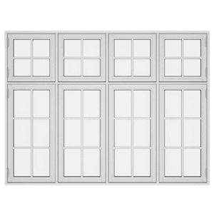 Georgian Windows, 4 casements 40 window panes 