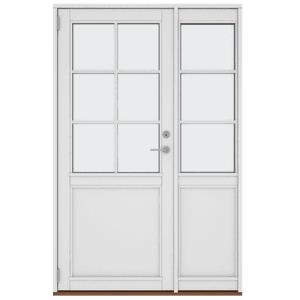 Doors with Sidelights, 2 Fillings 9 Panes 