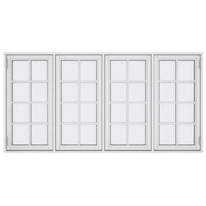 Cottage Windows, Two Opening Sashes, 32 Panes 