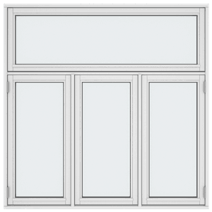 Casement Windows, Two Opening Sashes, 4 Panes 
