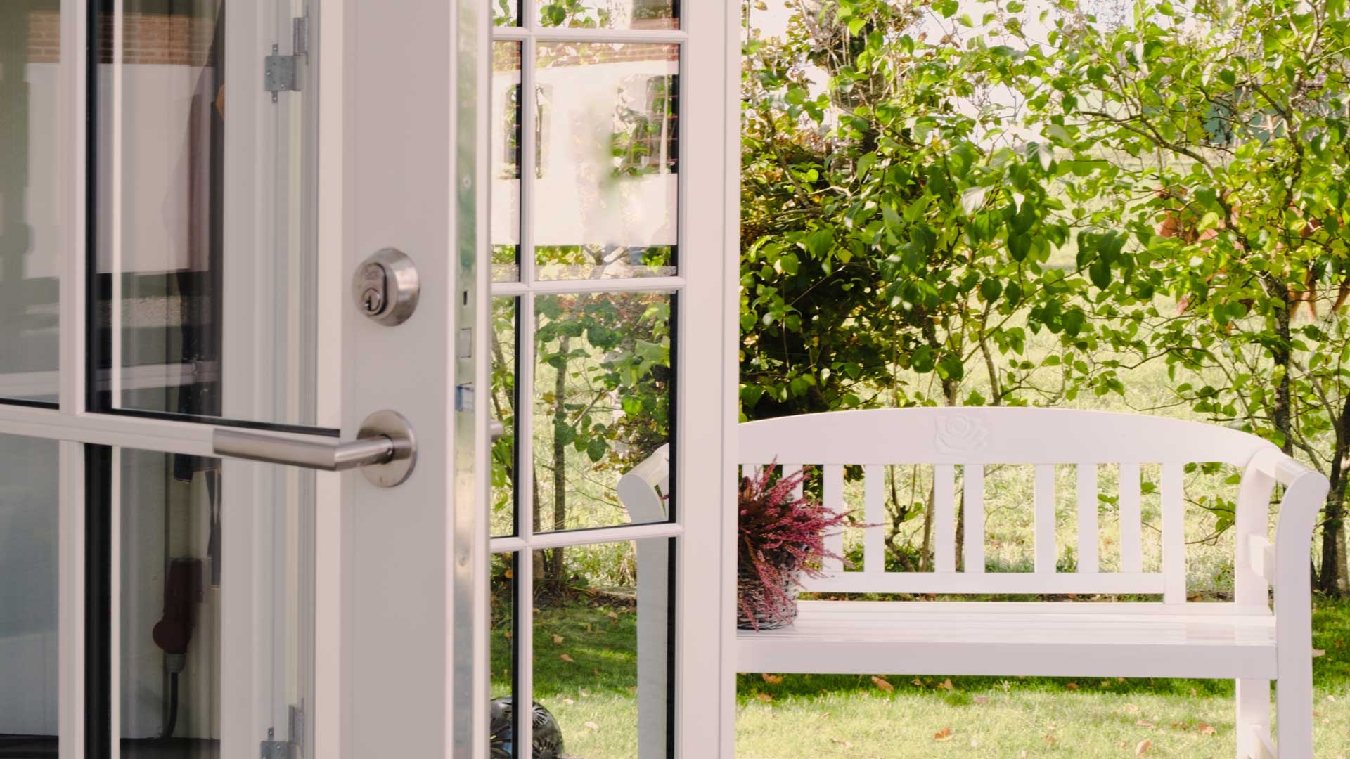 French doors open up to nature in your home