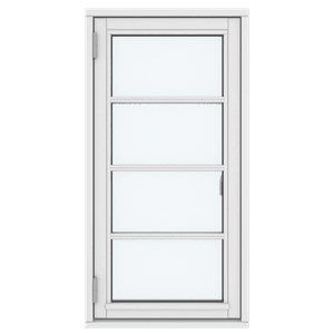 Dekoratiivliistudega aknad, 4 ruutu, 1 raam (h) 